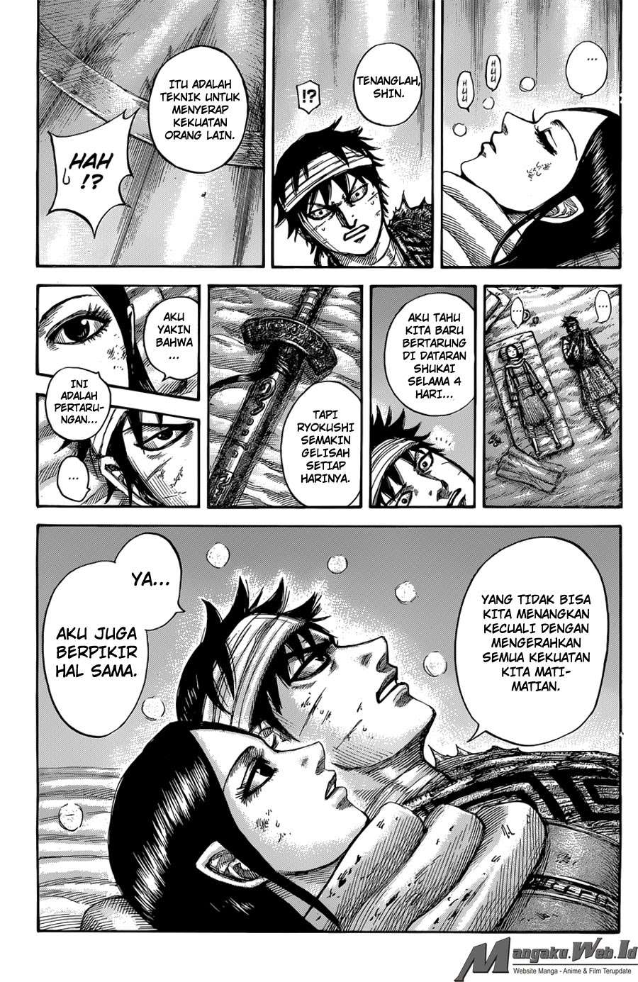 Kingdom Chapter 550 Gambar 10