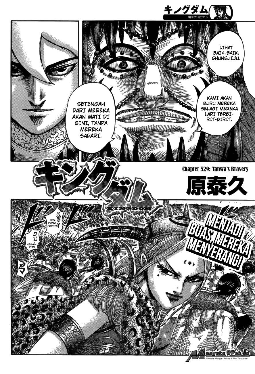 Kingdom Chapter 529 Gambar 3