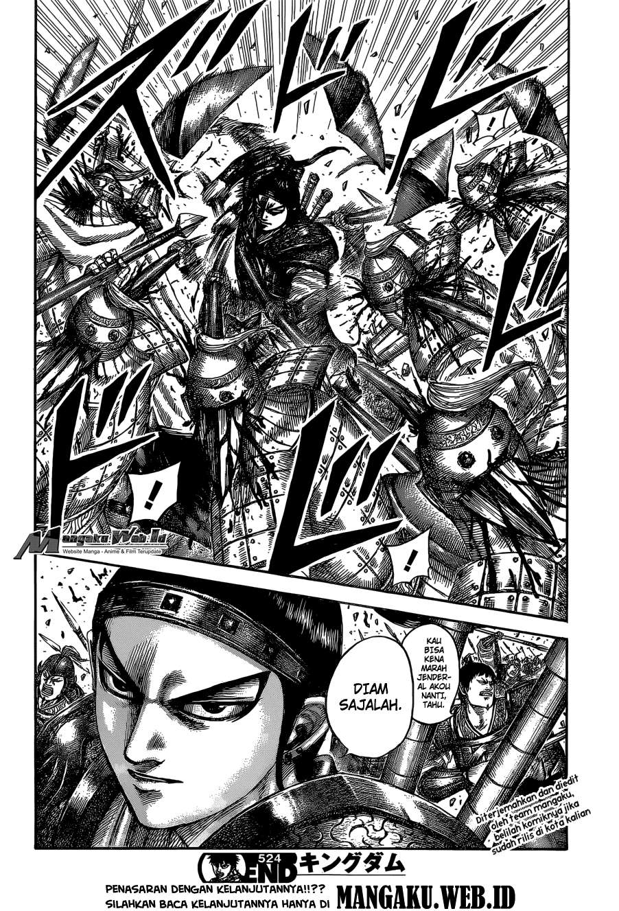 Kingdom Chapter 524 Gambar 20