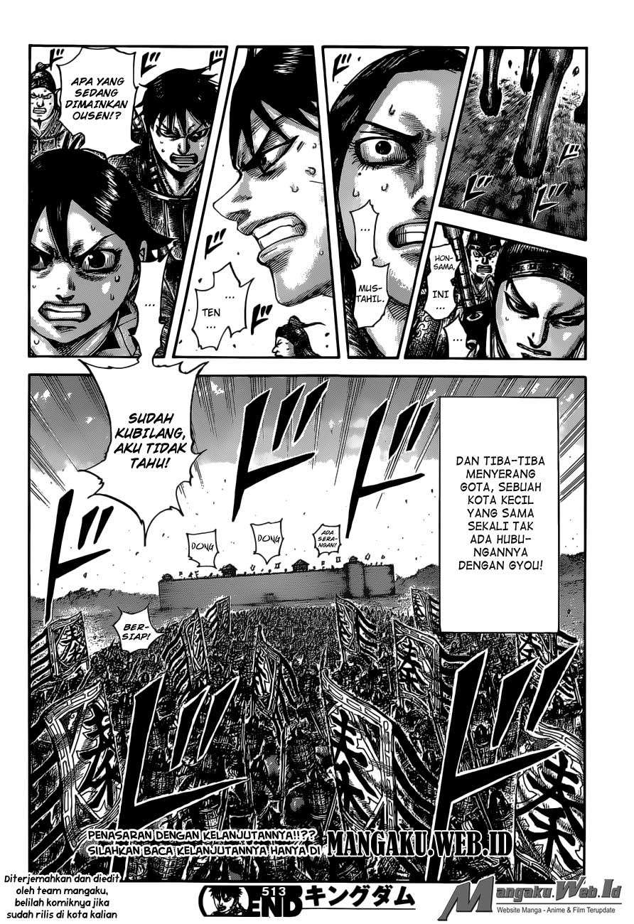 Kingdom Chapter 513 Gambar 20