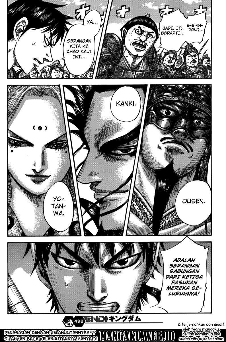 Kingdom Chapter 498 Gambar 17