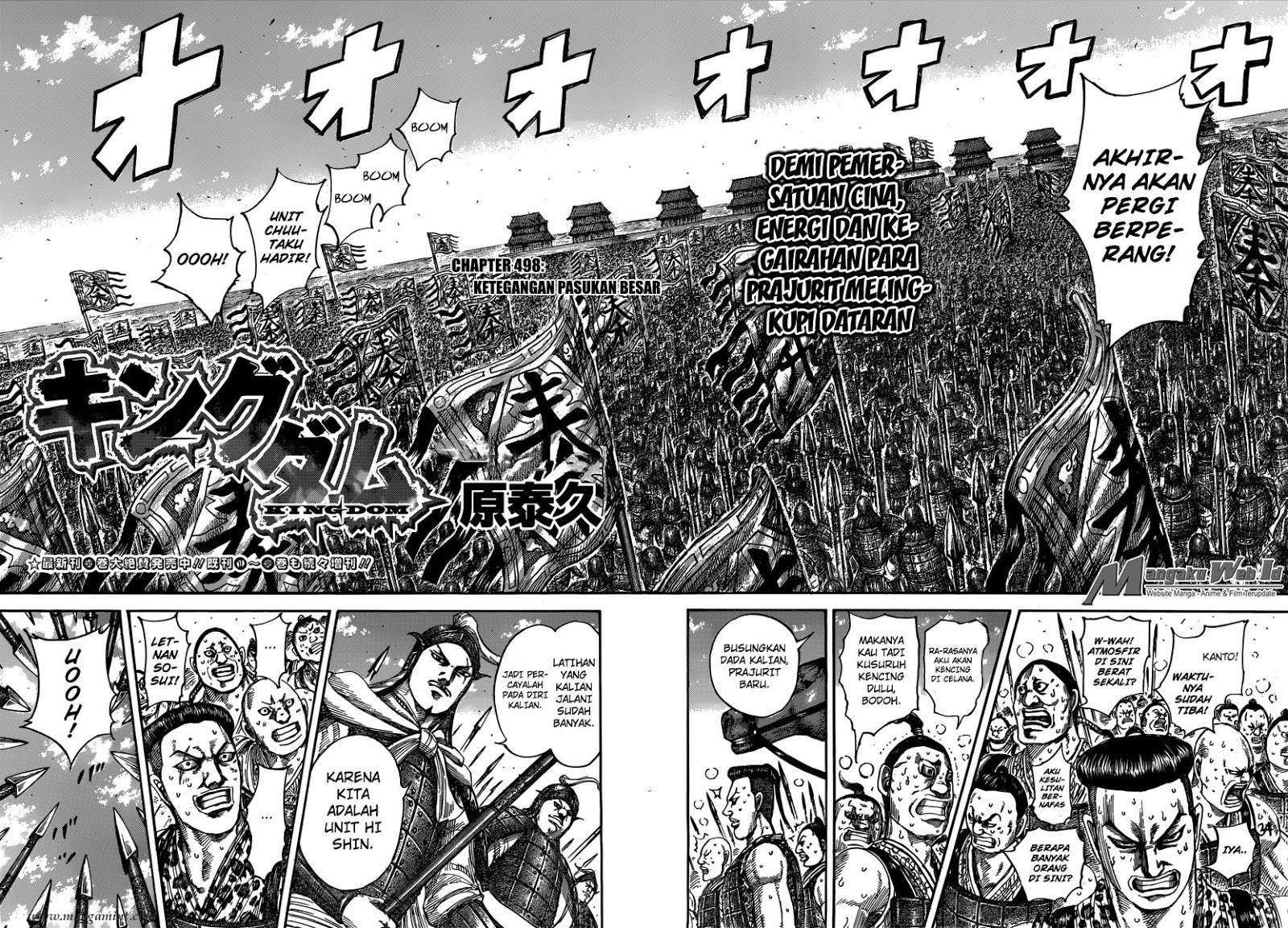 Kingdom Chapter 498 Gambar 3