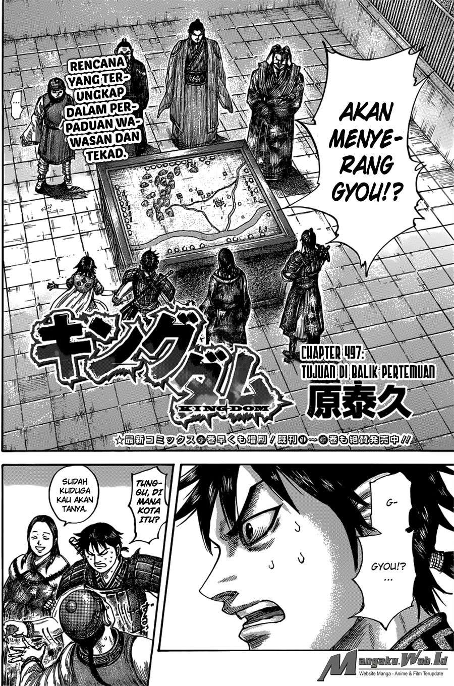 Kingdom Chapter 497 Gambar 3