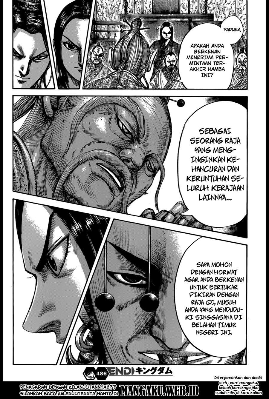 Kingdom Chapter 486 Gambar 18