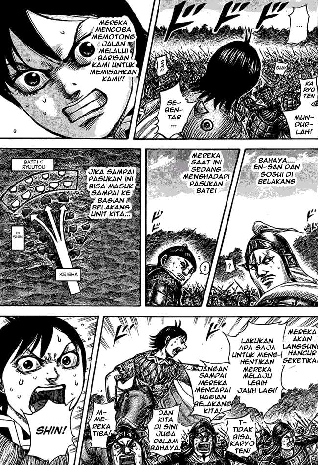 Kingdom Chapter 465 Gambar 3