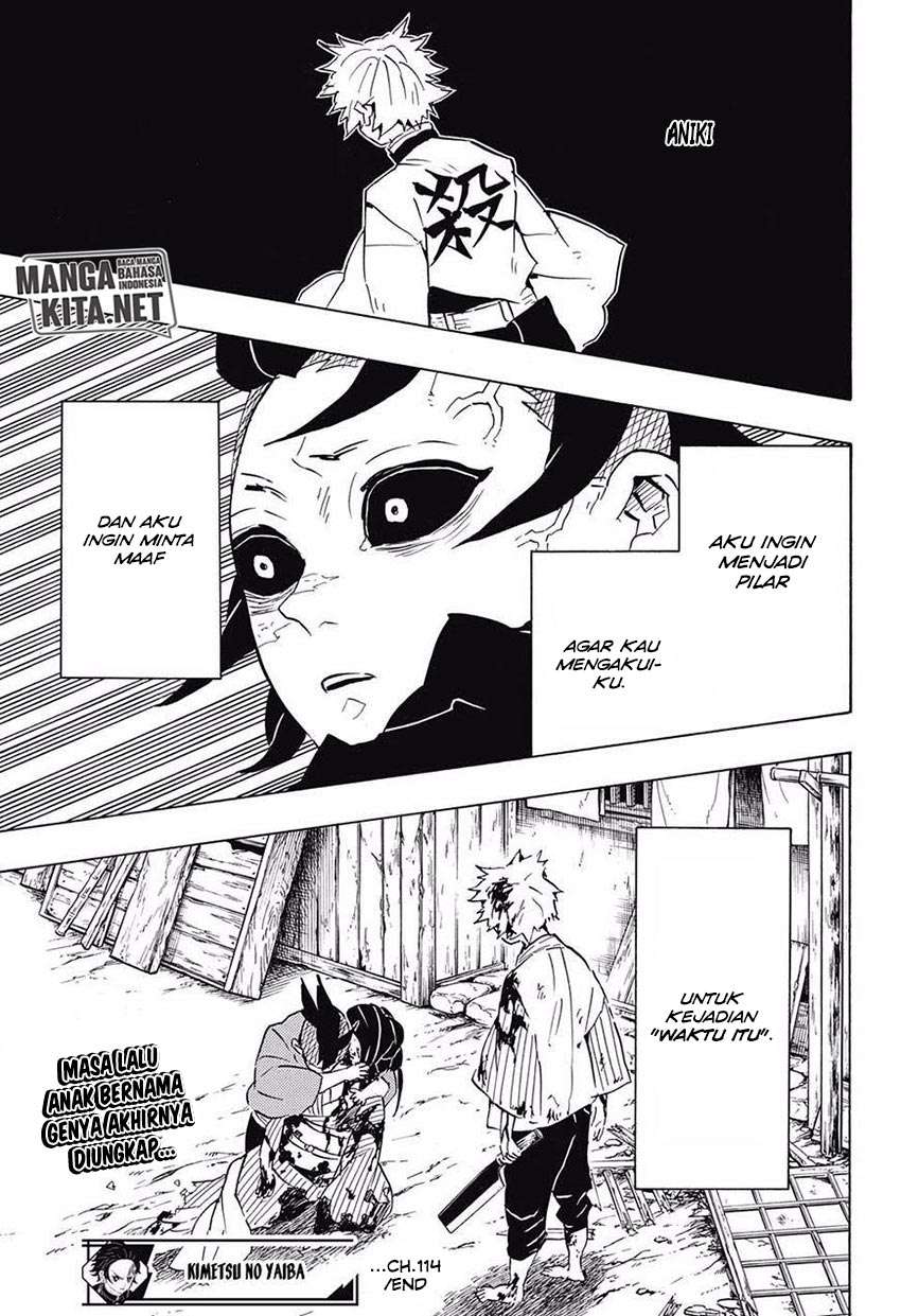 Kimetsu no Yaiba Chapter 114 Gambar 20