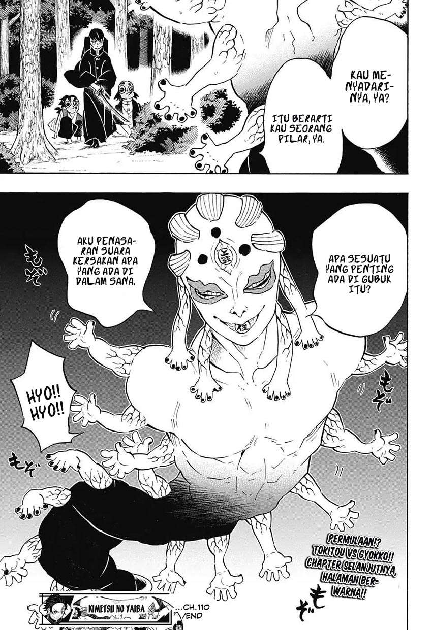 Kimetsu no Yaiba Chapter 110 Gambar 20
