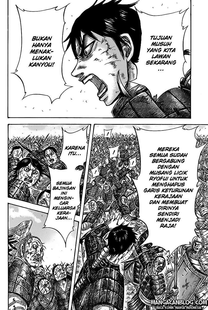 Kingdom Chapter 421 Gambar 19