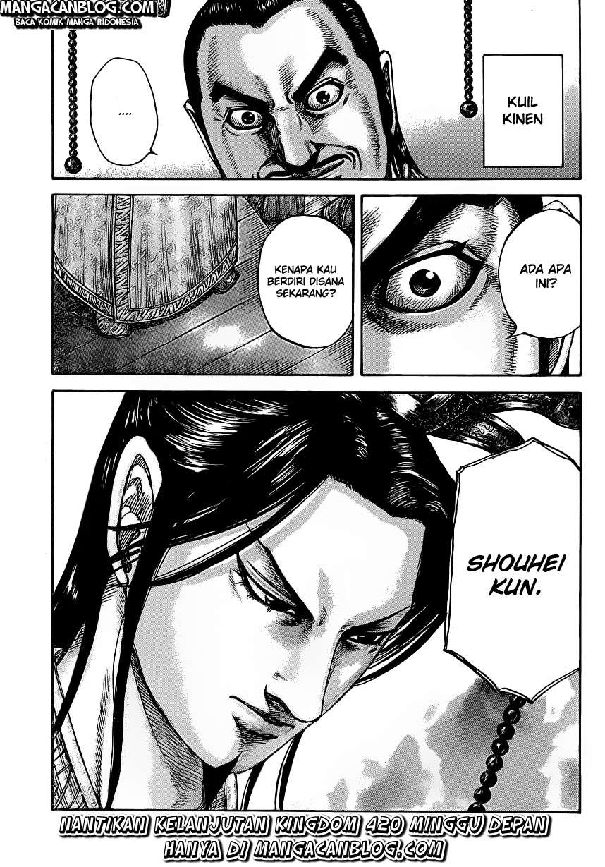 Kingdom Chapter 419 Gambar 18