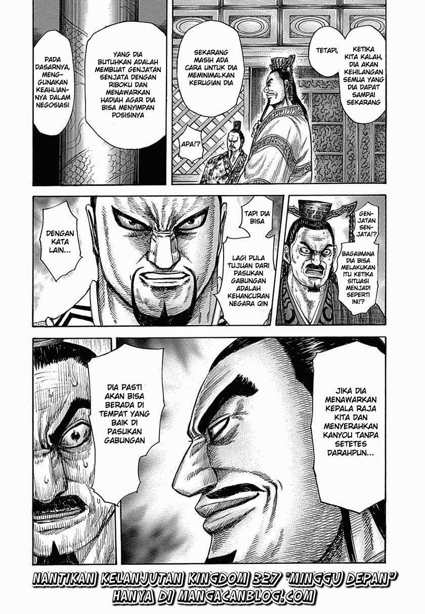 Kingdom Chapter 326 Gambar 20