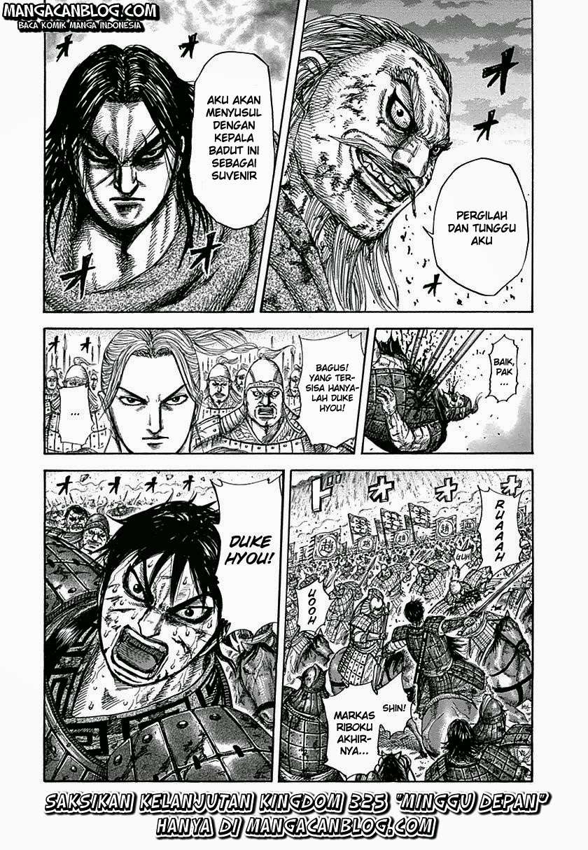 Kingdom Chapter 324 Gambar 19