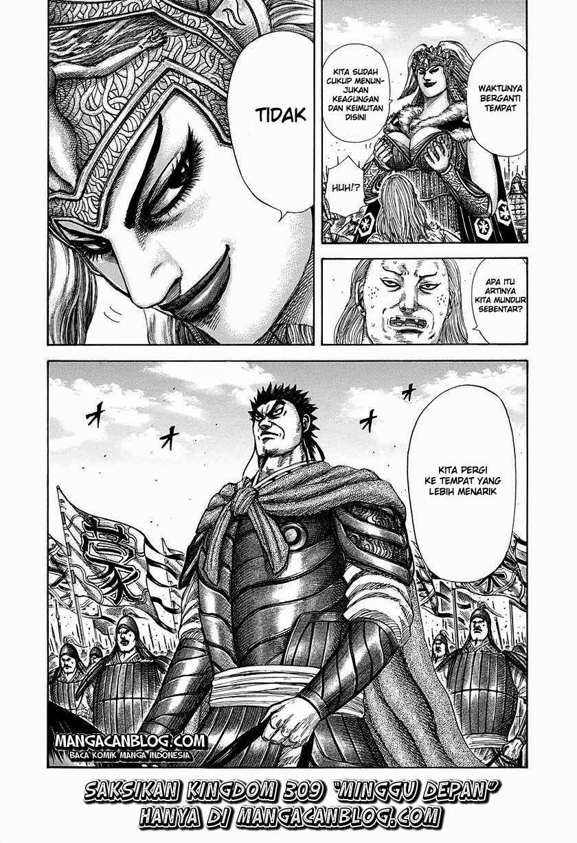 Kingdom Chapter 308 Gambar 19
