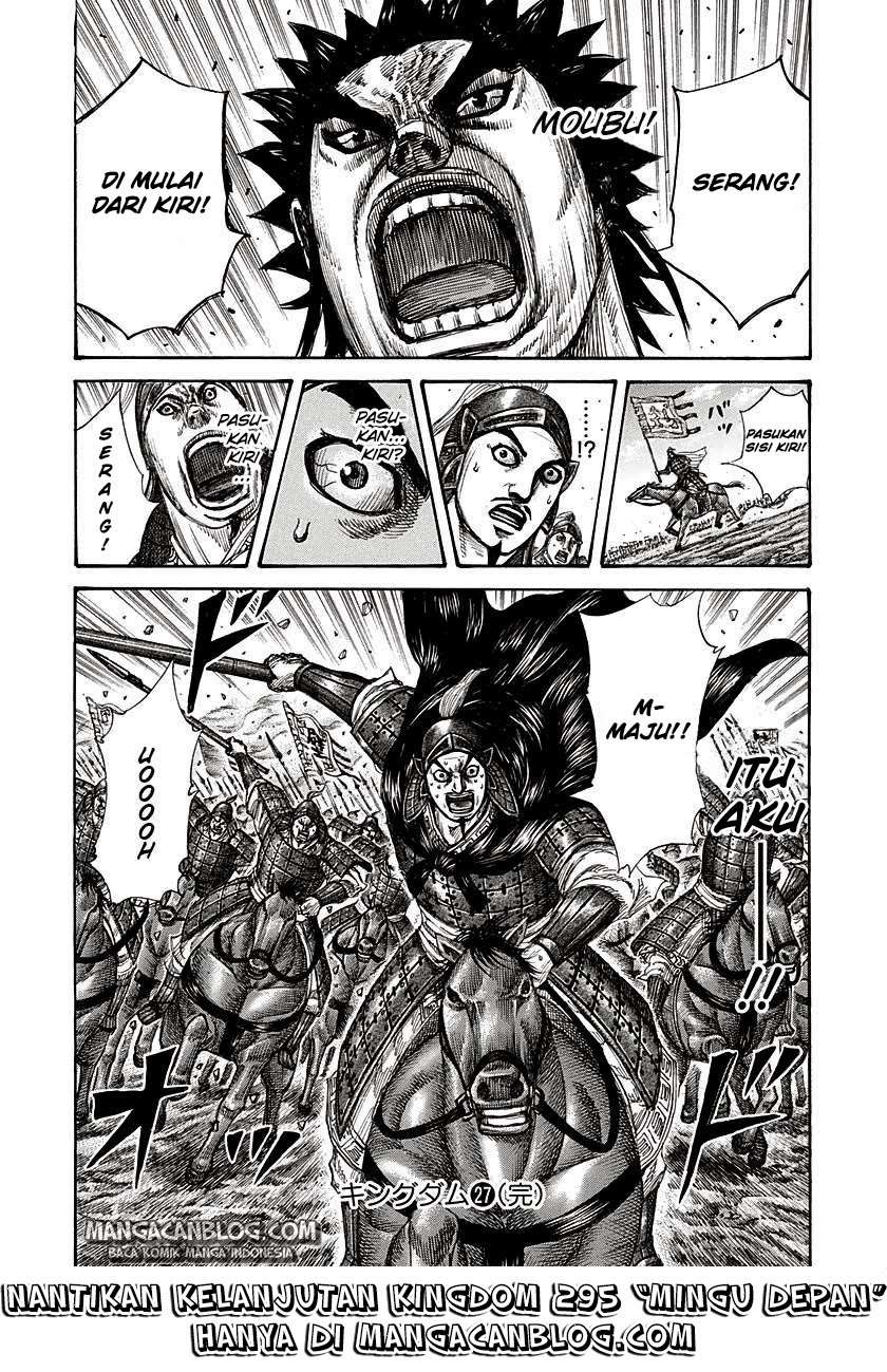 Kingdom Chapter 294 Gambar 17