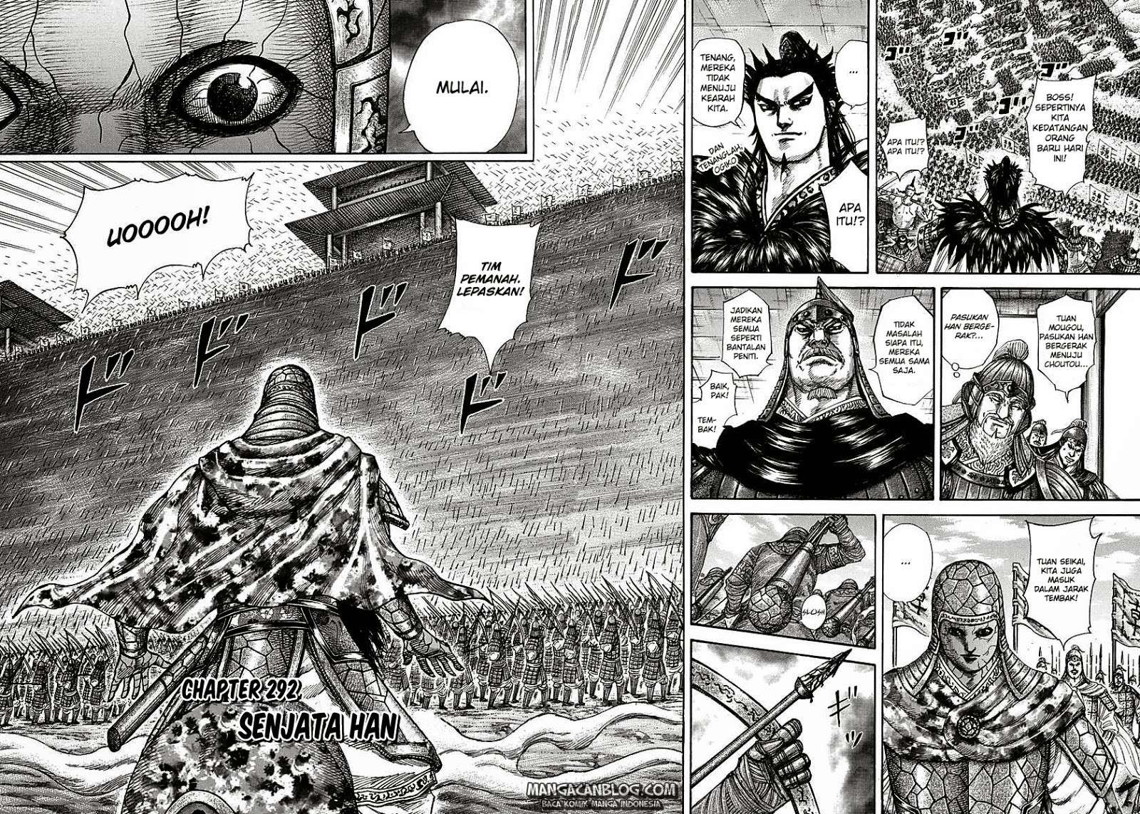 Kingdom Chapter 292 Gambar 3