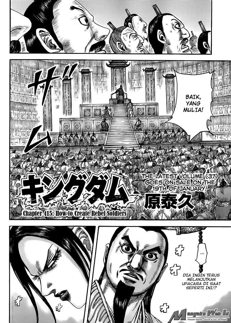 Manga Kingdom Chapter 415 gambar nomor 2