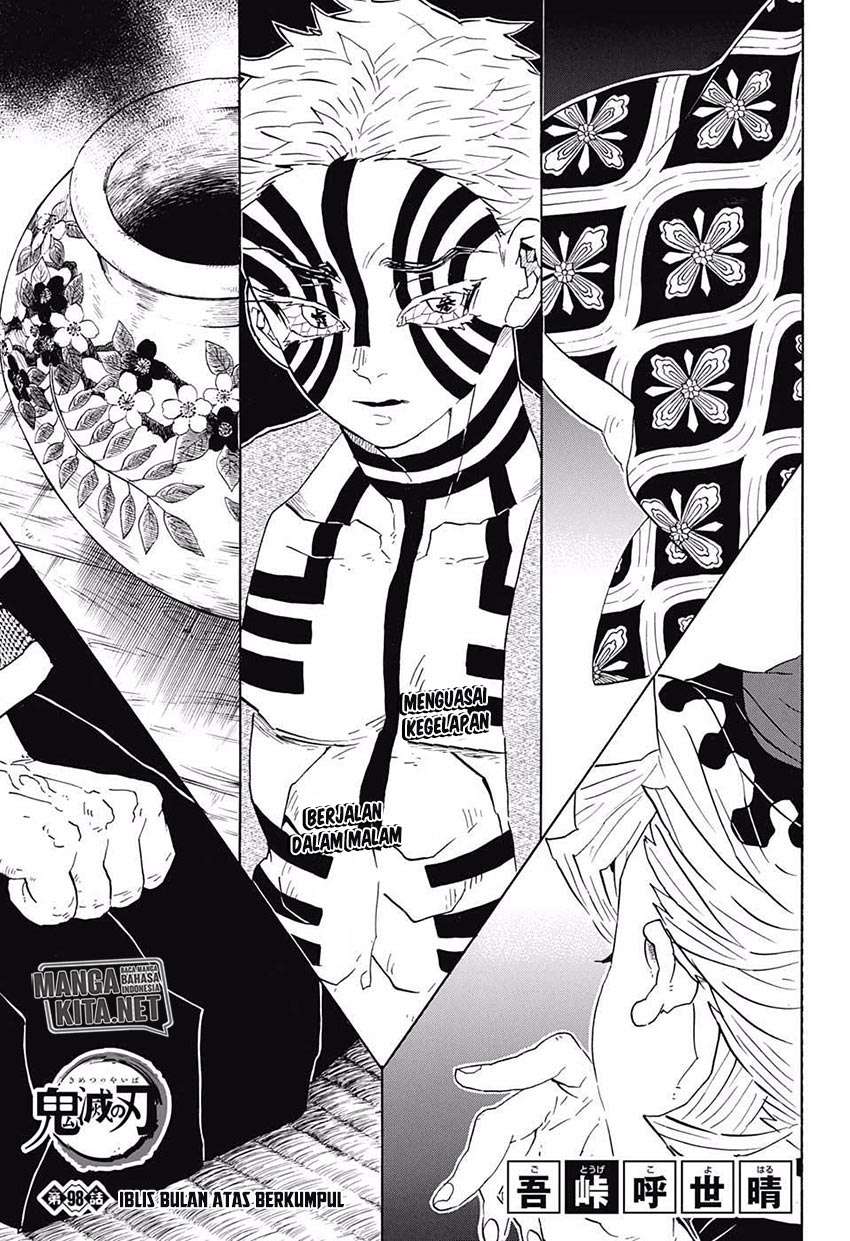 Manga Kimetsu no Yaiba Chapter 98 gambar nomor 2