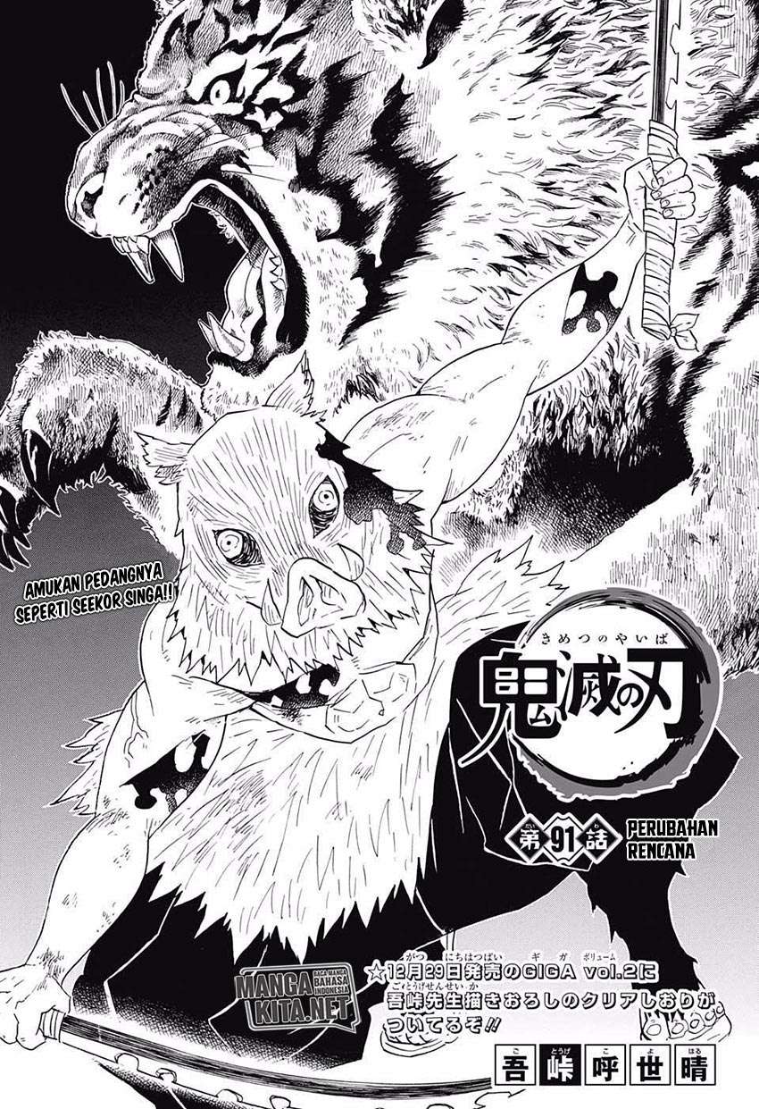 Manga Kimetsu no Yaiba Chapter 91 gambar nomor 2
