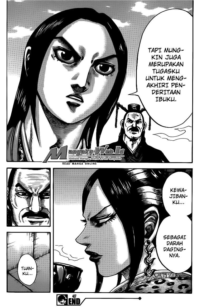 Kingdom Chapter 407 Gambar 17