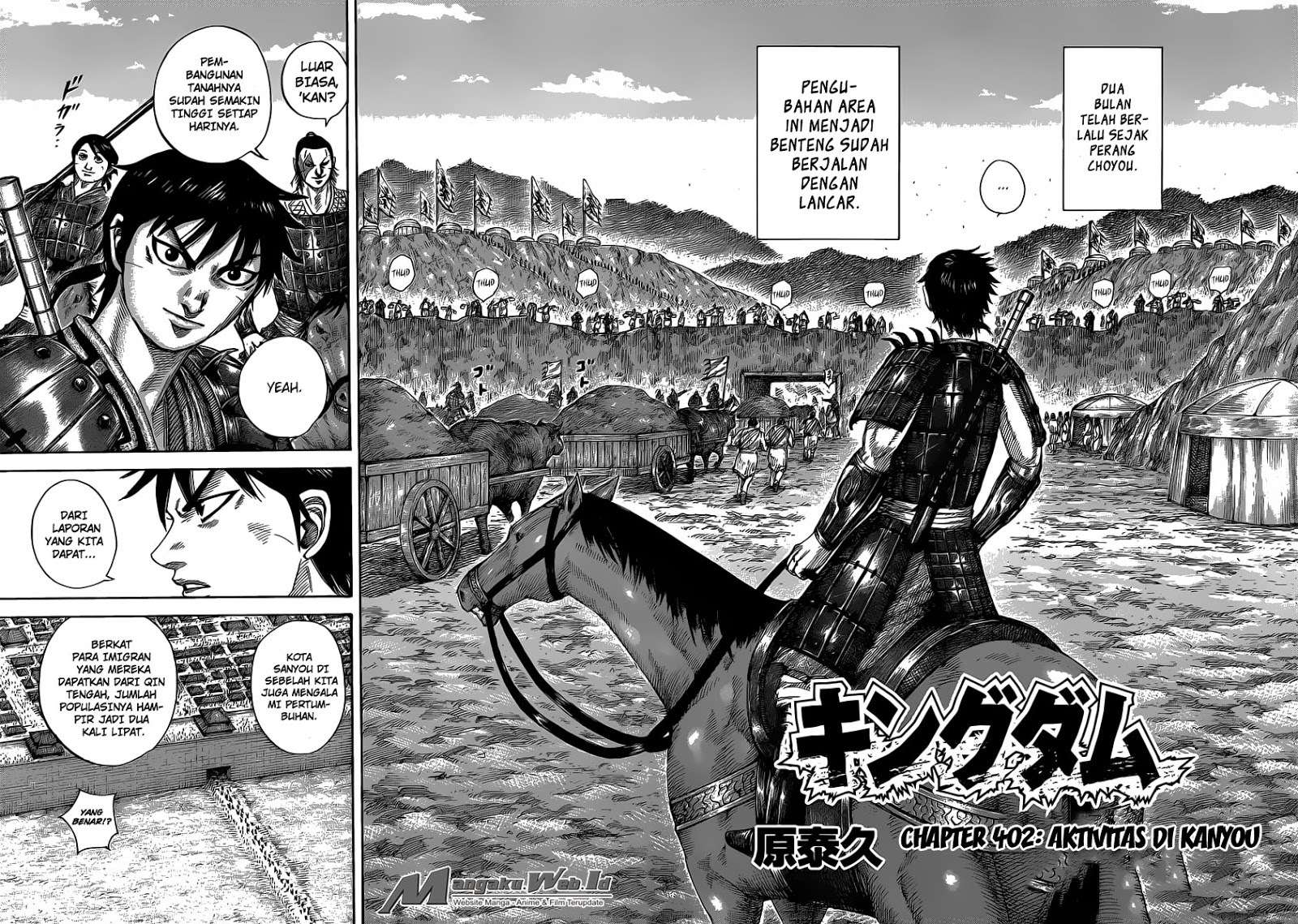 Manga Kingdom Chapter 402 gambar nomor 2