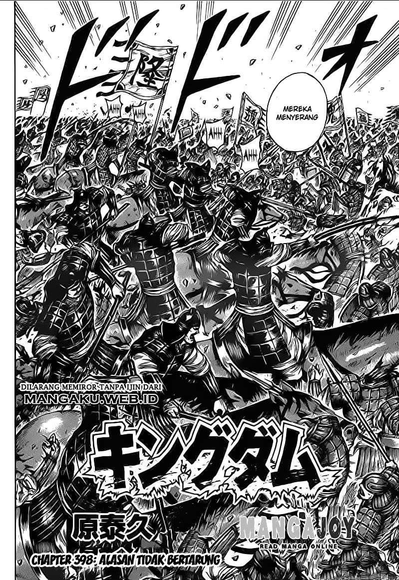 Manga Kingdom Chapter 398 gambar nomor 2