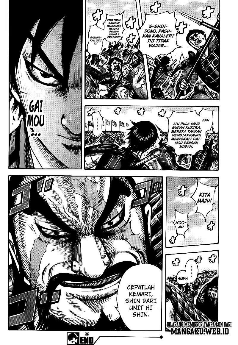 Kingdom Chapter 393 Gambar 17