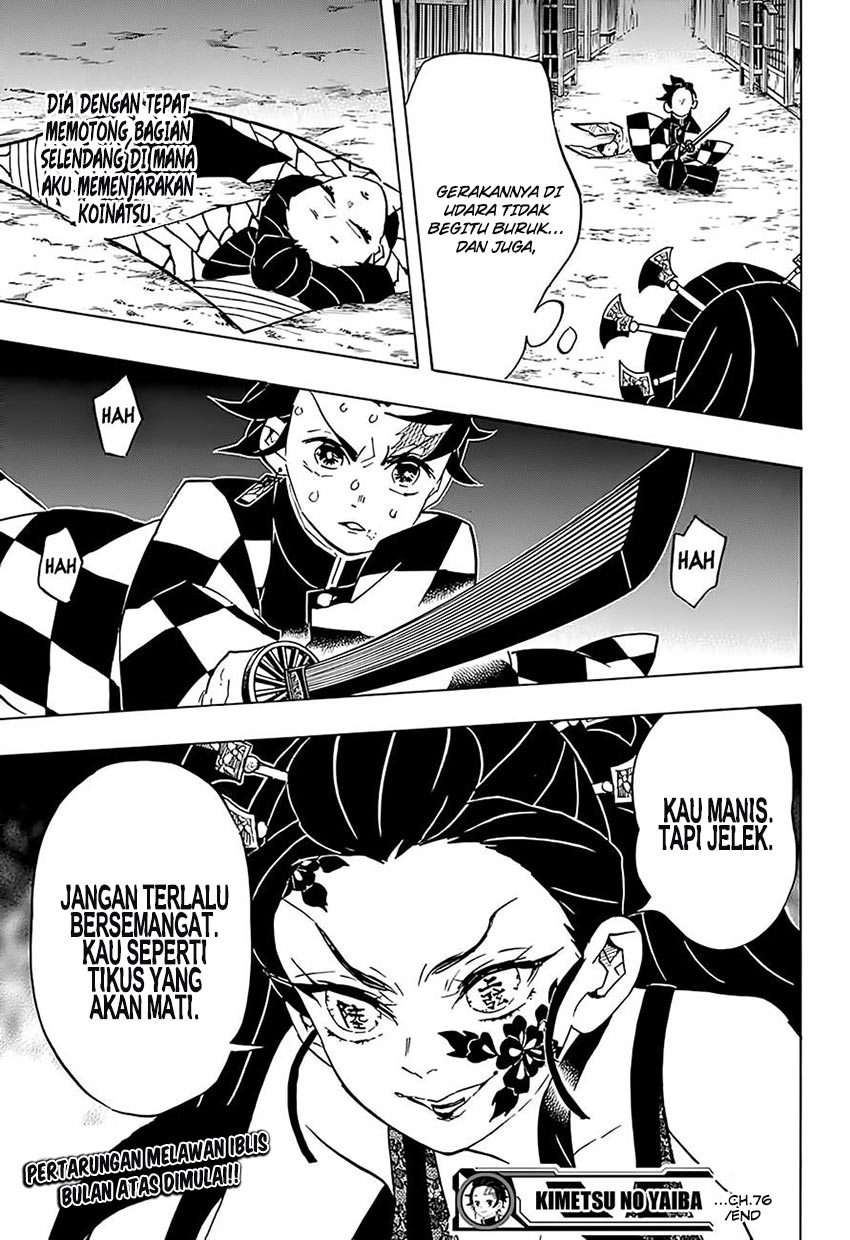 Kimetsu no Yaiba Chapter 76 Gambar 20