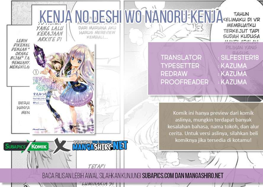 Komik Kenja No Deshi Wo Nanoru Kenja Chapter 3 gambar nomor 1