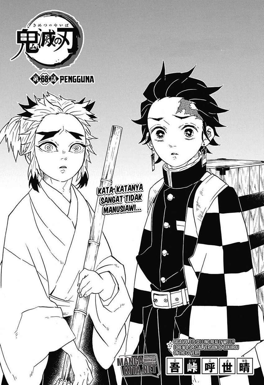 Manga Kimetsu no Yaiba Chapter 68 gambar nomor 2