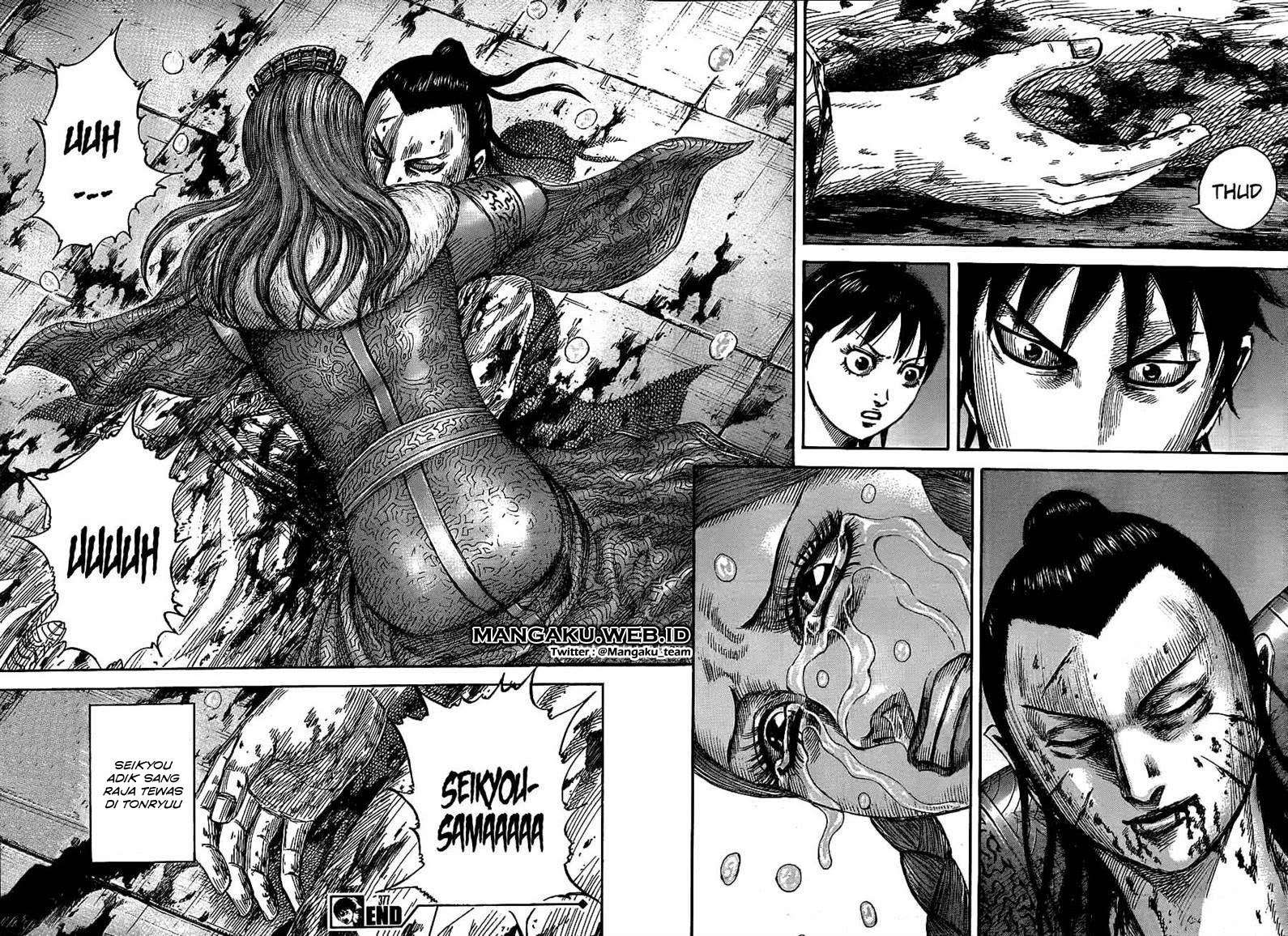 Kingdom Chapter 377 Gambar 20