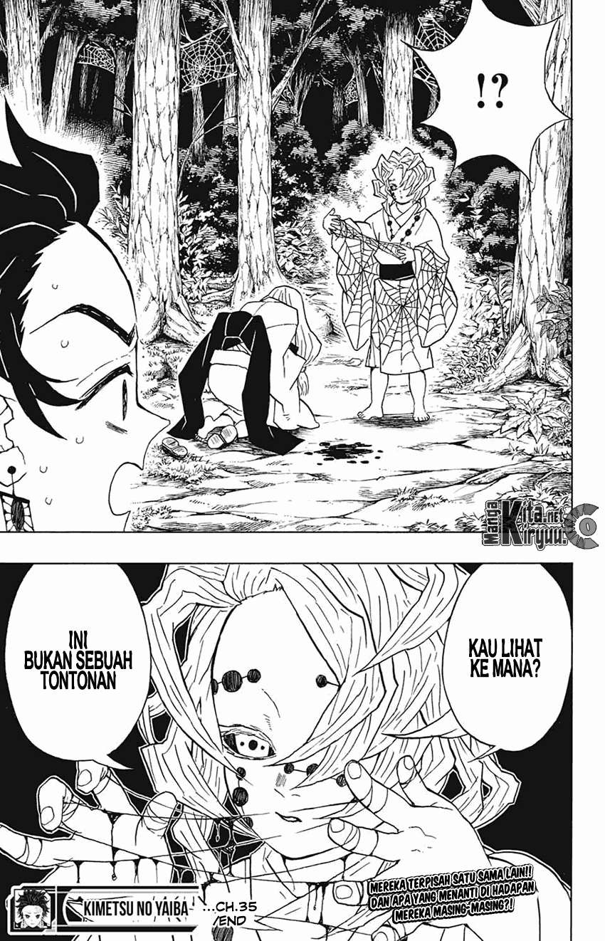 Kimetsu no Yaiba Chapter 35 Gambar 20