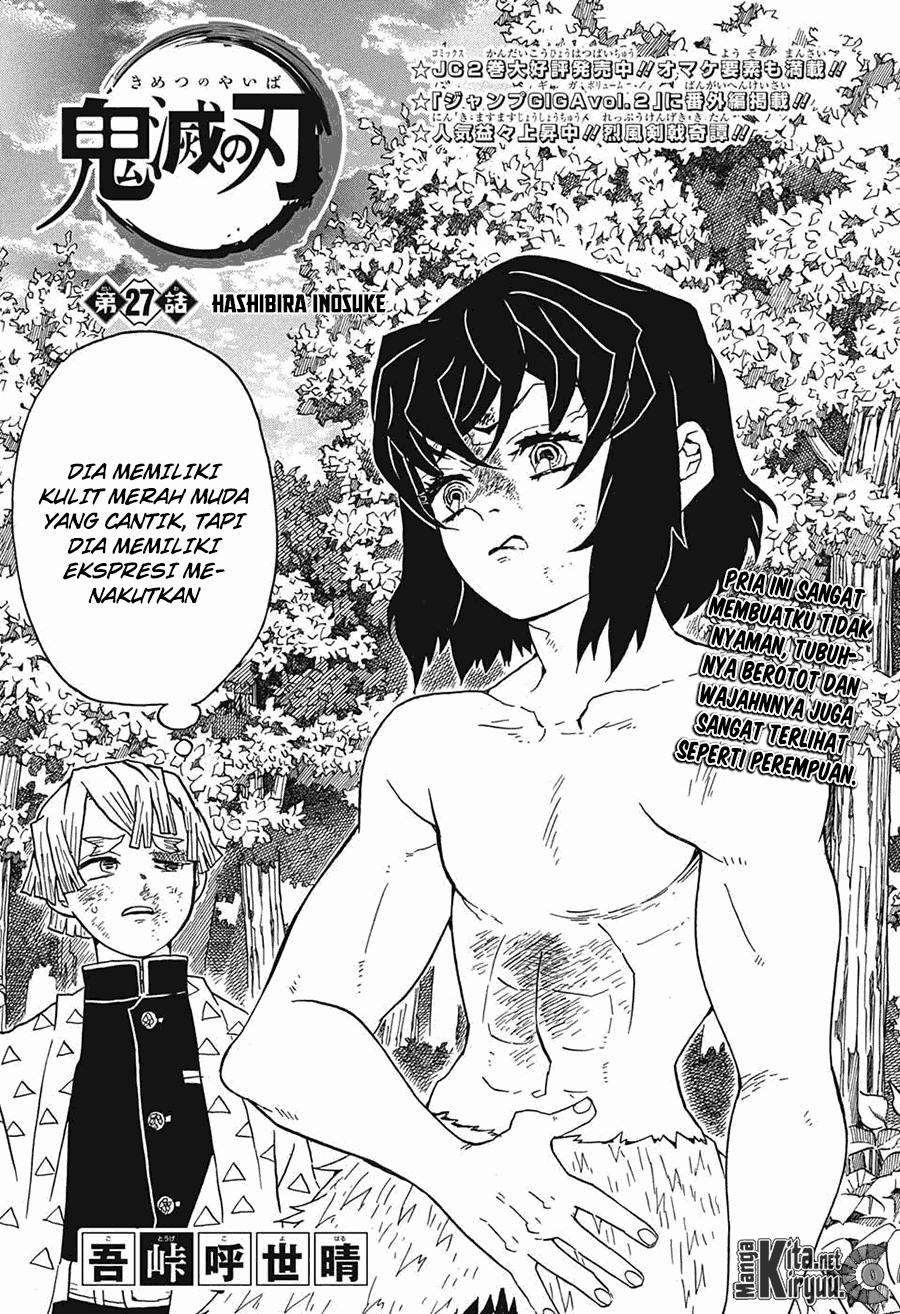 Manga Kimetsu no Yaiba Chapter 27 gambar nomor 2
