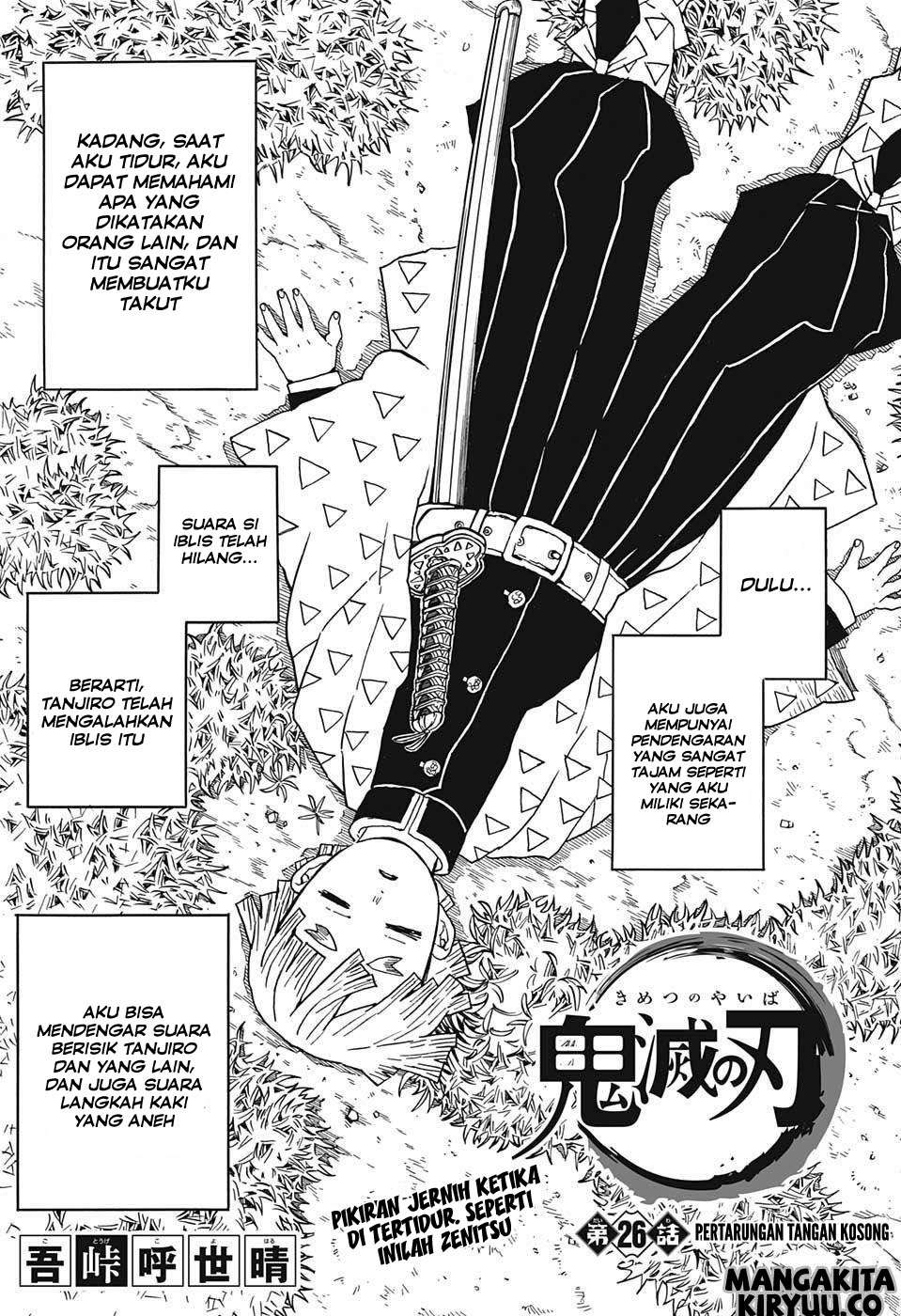 Manga Kimetsu no Yaiba Chapter 26 gambar nomor 2