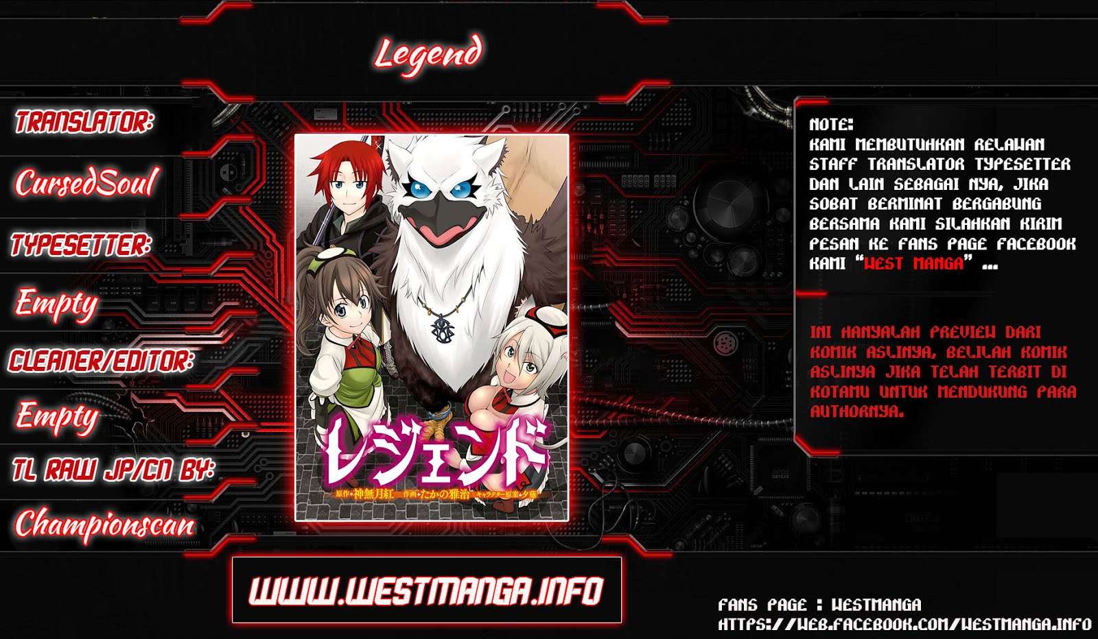 Komik Legend Chapter 19 gambar nomor 1