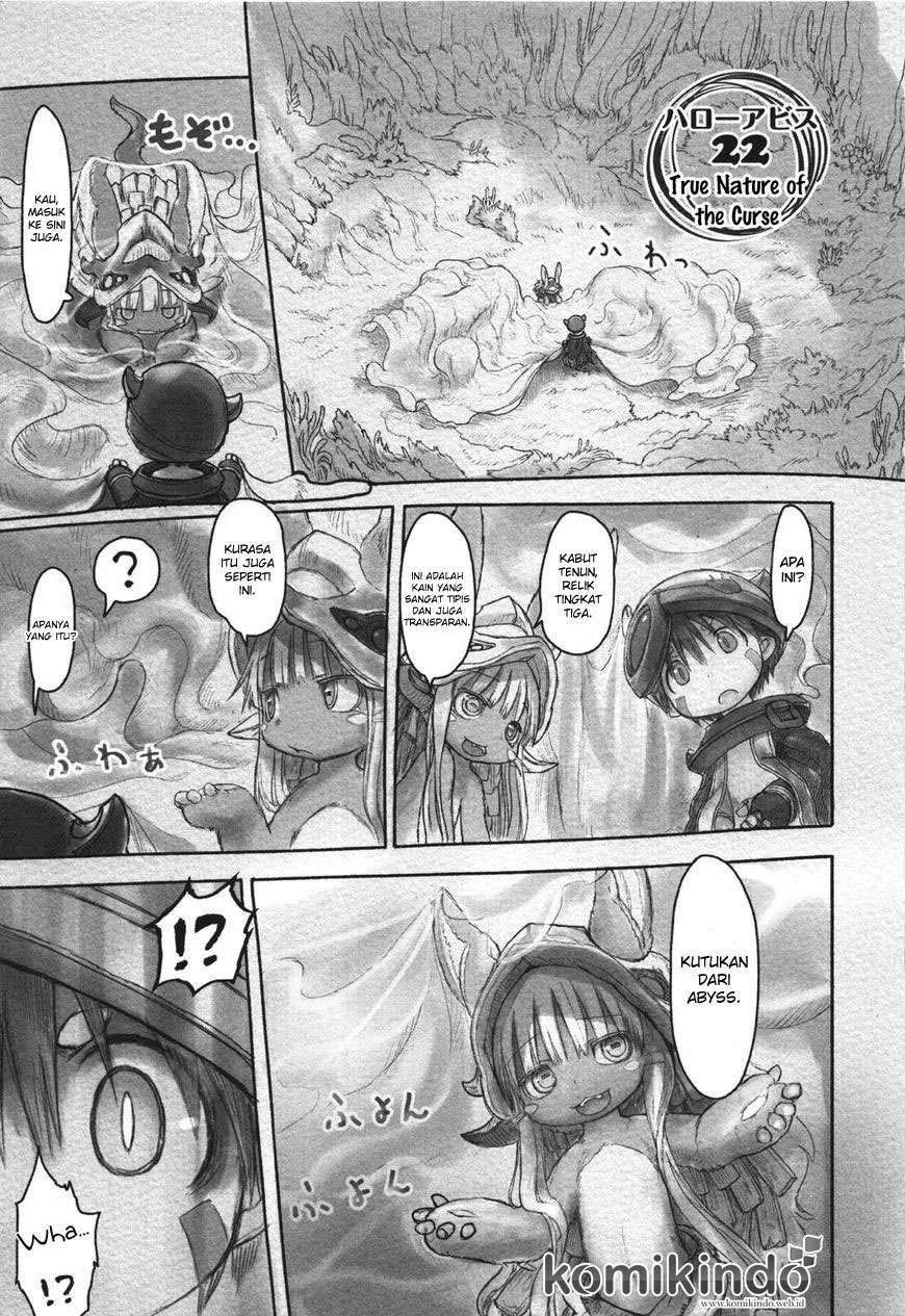 Manga Made in Abyss Chapter 22 gambar nomor 2