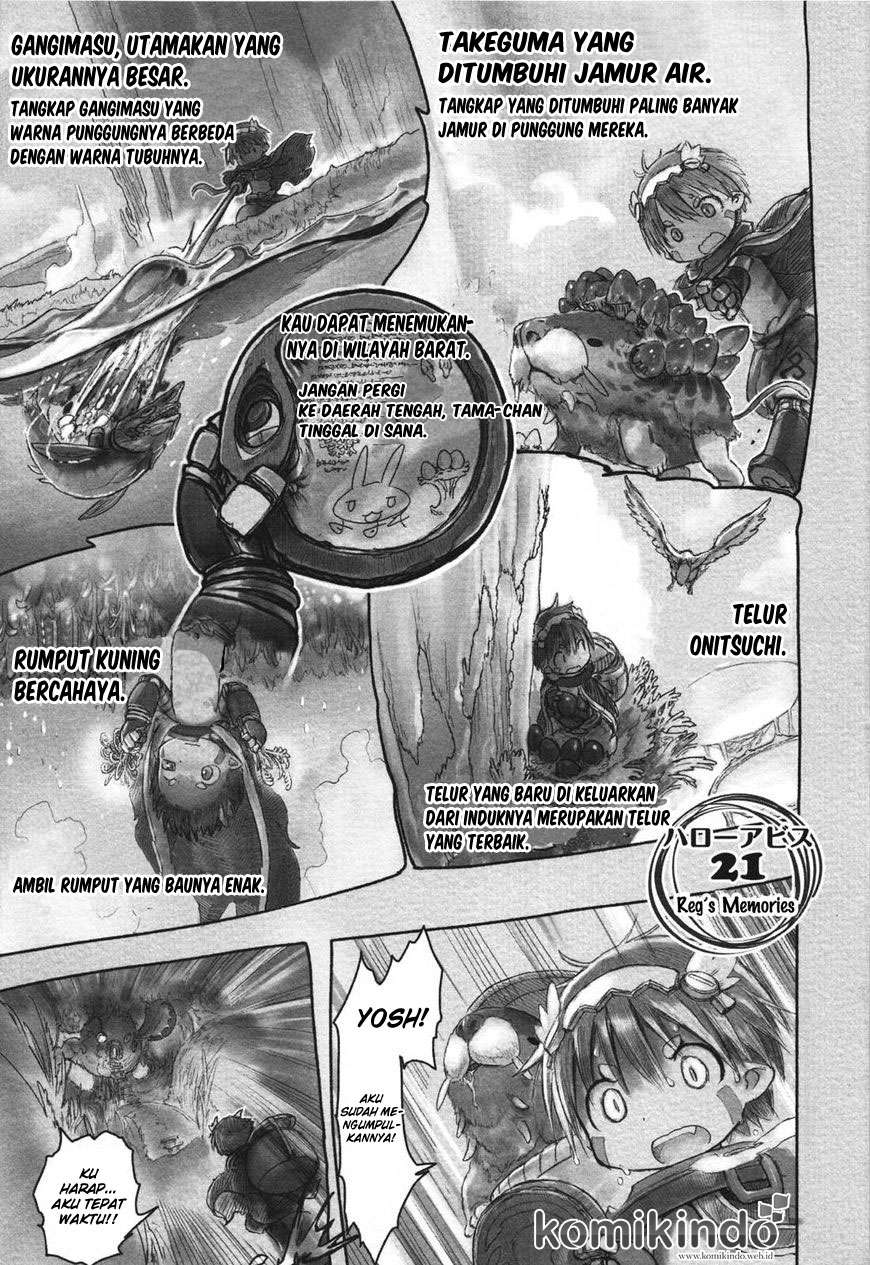 Manga Made in Abyss Chapter 21 gambar nomor 2