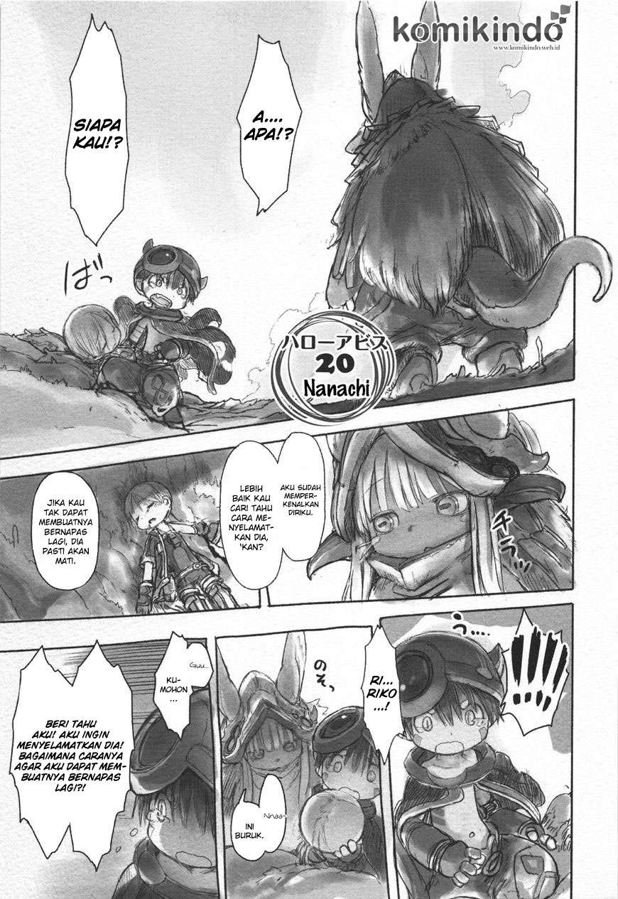 Manga Made in Abyss Chapter 20 gambar nomor 2