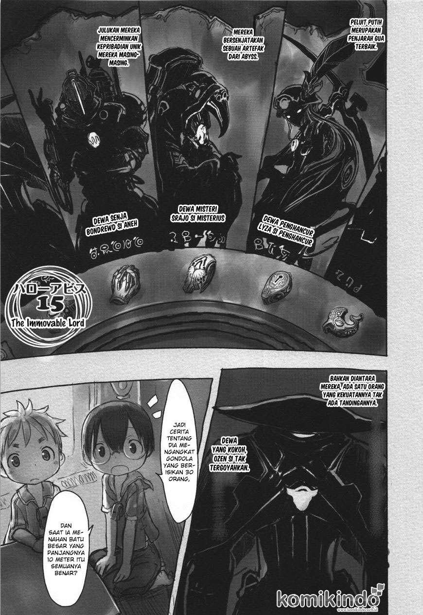 Manga Made in Abyss Chapter 15 gambar nomor 2