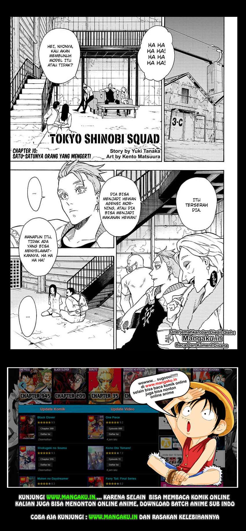 Manga Tokyo Shinobi Squad Chapter 10 gambar nomor 2