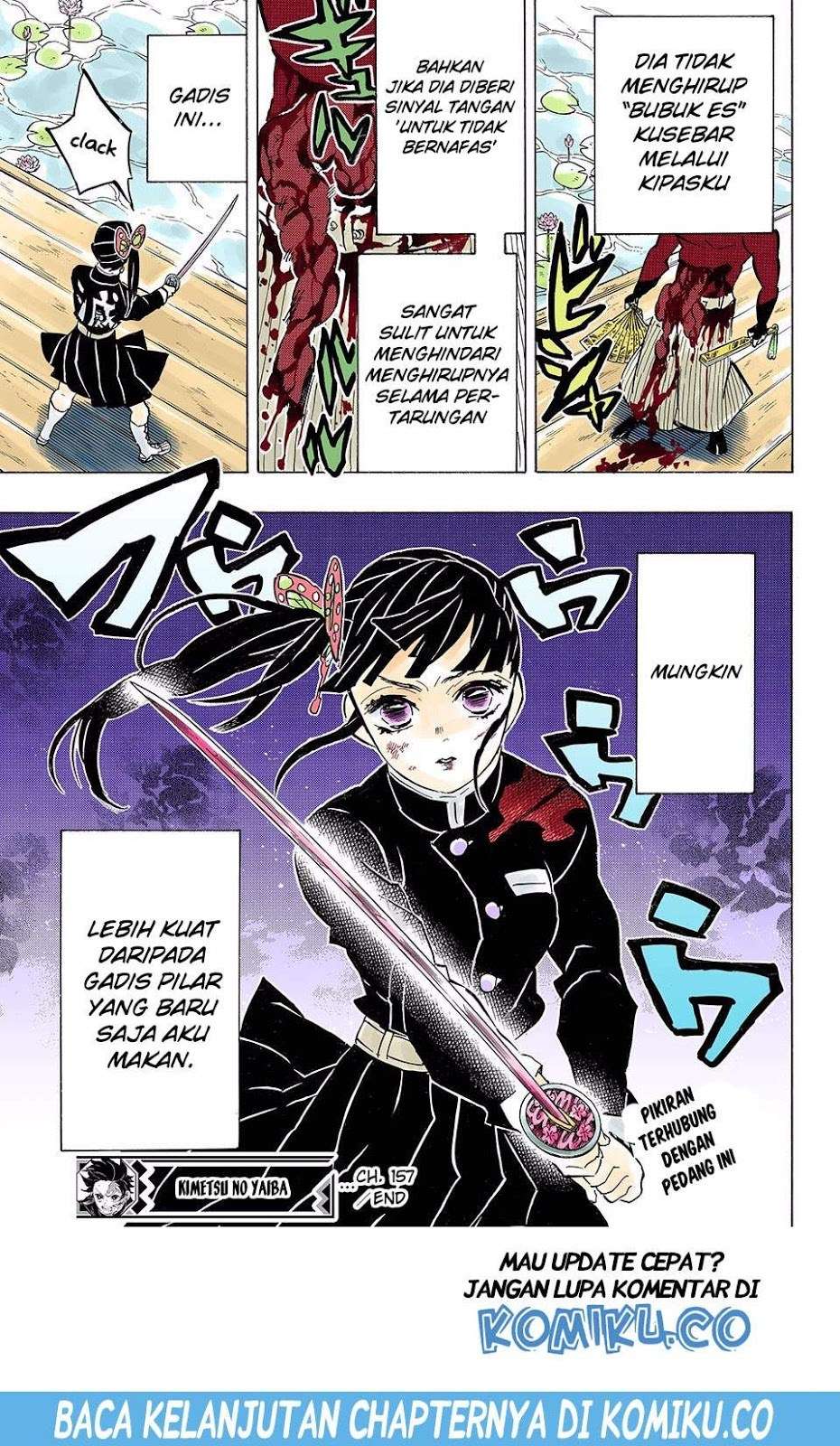 Kimetsu no Yaiba Chapter 157 Gambar 20