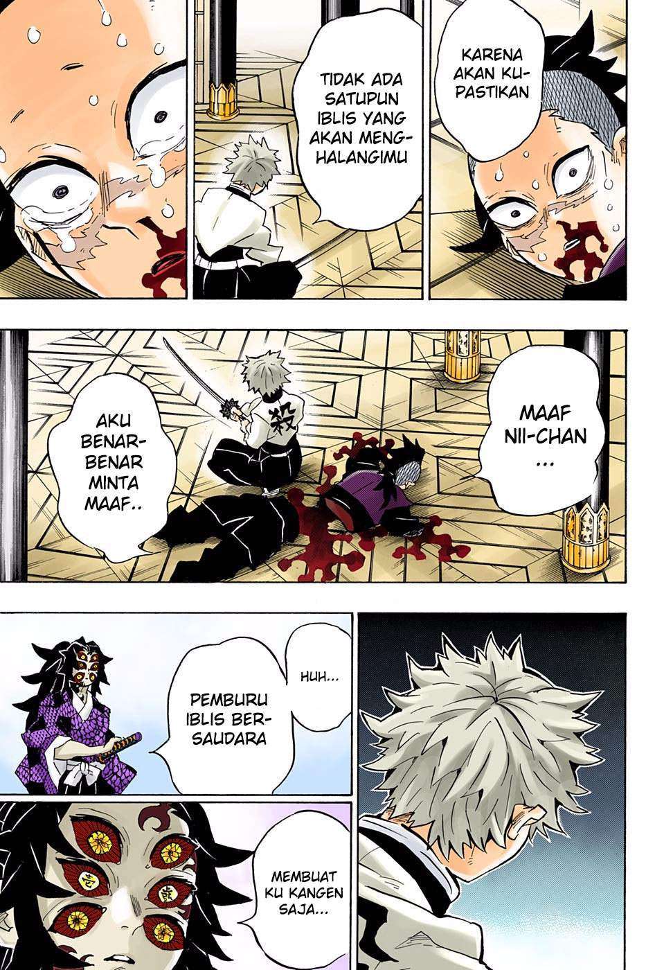 Kimetsu no Yaiba Chapter 166 Gambar 16