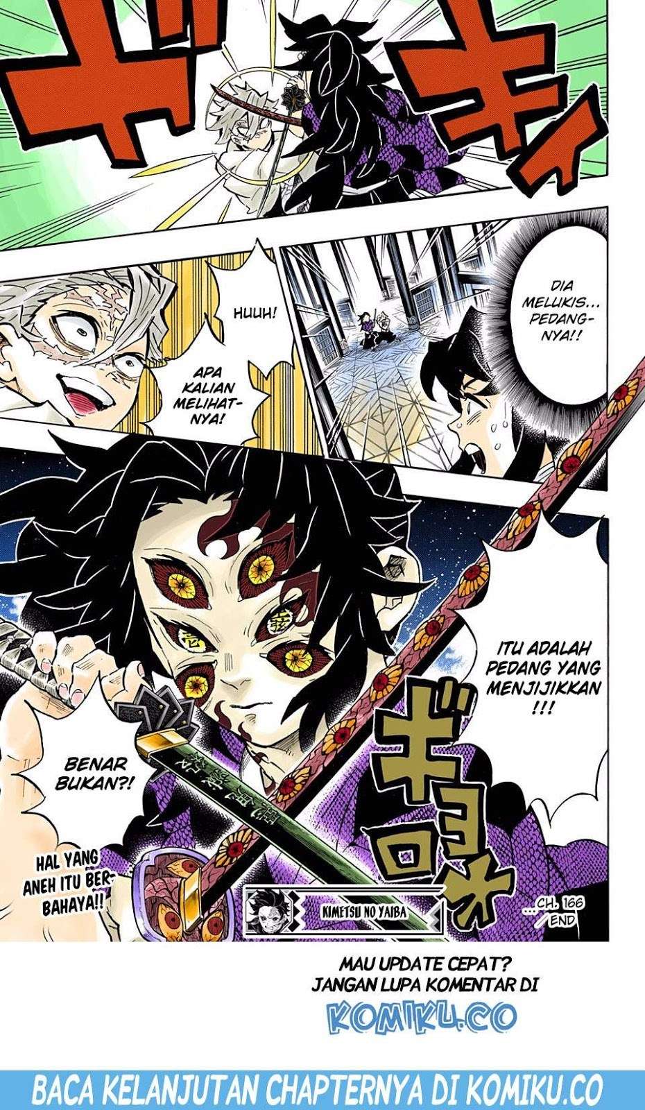 Kimetsu no Yaiba Chapter 166 Gambar 20