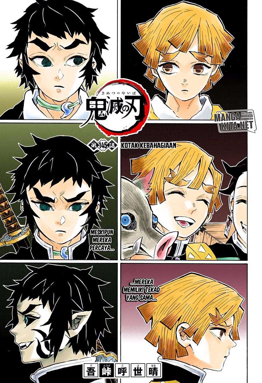 Manga Kimetsu no Yaiba Chapter 145 gambar nomor 2