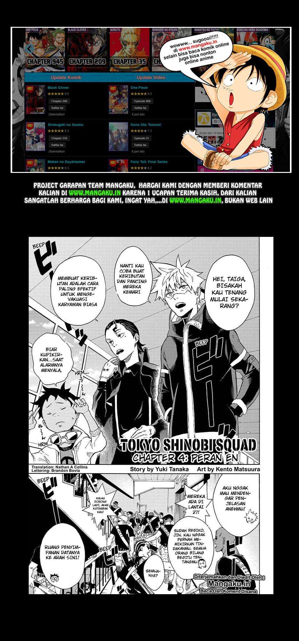 Manga Tokyo Shinobi Squad Chapter 4 gambar nomor 2