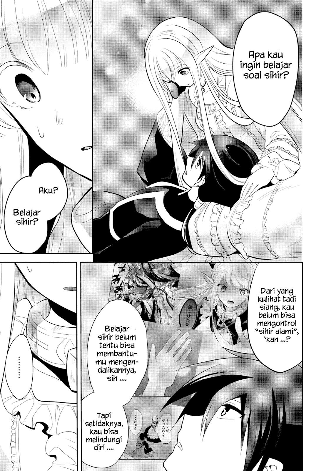 Maou no Ore ga Dorei Elf wo Yome ni Shitanda ga, Dou Medereba Ii? Chapter 8 Gambar 9