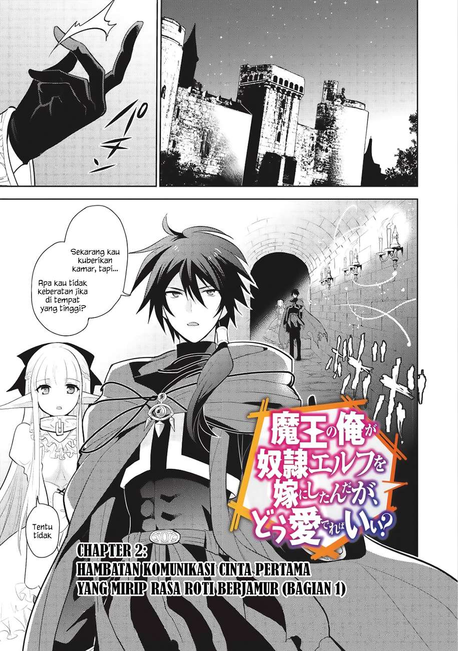 Manga Maou no Ore ga Dorei Elf wo Yome ni Shitanda ga, Dou Medereba Ii? Chapter 2 gambar nomor 2