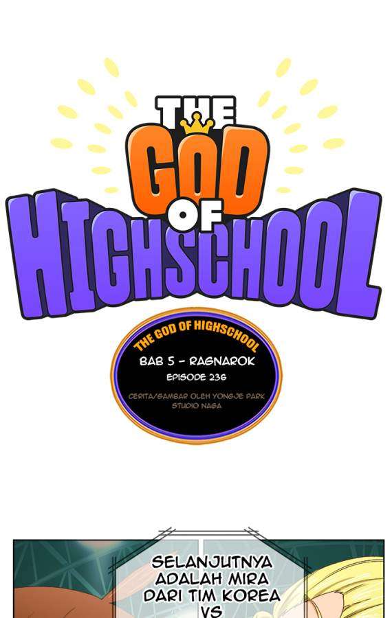 Manhwa The God of High School Chapter 236 gambar nomor 2