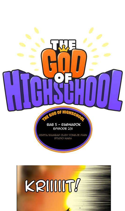 Manhwa The God of High School Chapter 231 gambar nomor 2