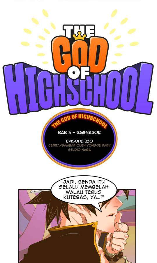 Manhwa The God of High School Chapter 230 gambar nomor 2