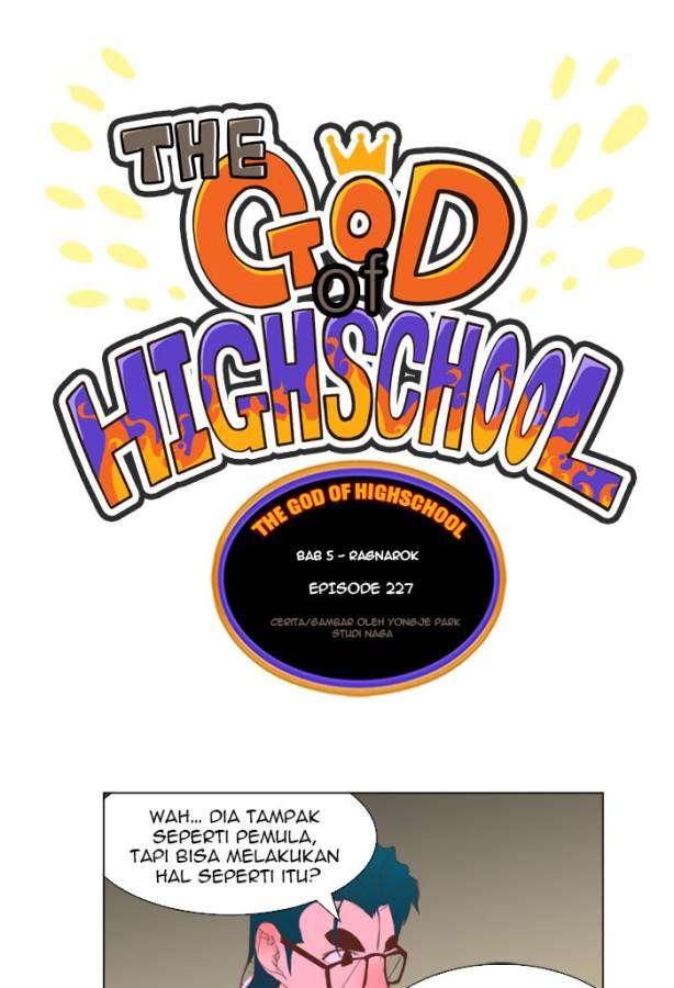 Manhwa The God of High School Chapter 227 gambar nomor 2