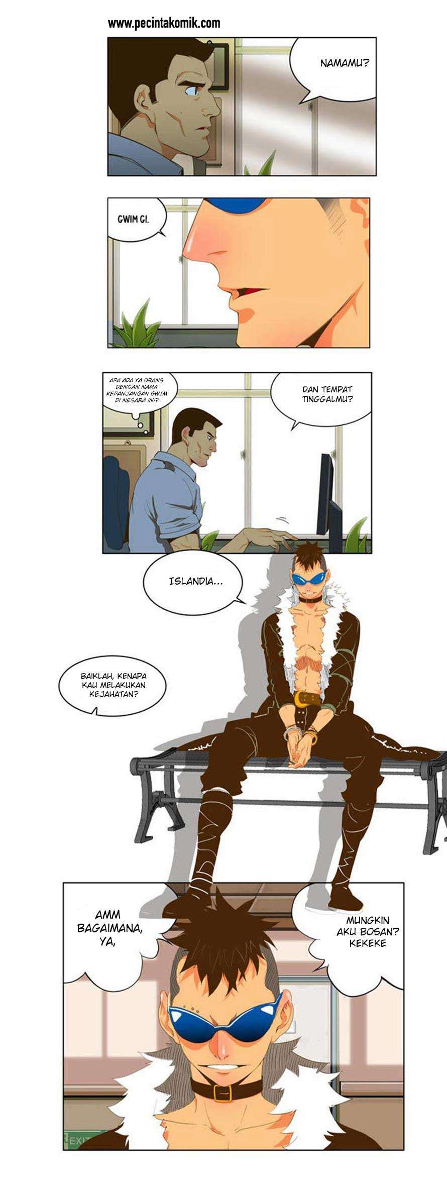 Komik The God of High School Chapter 43 gambar nomor 1